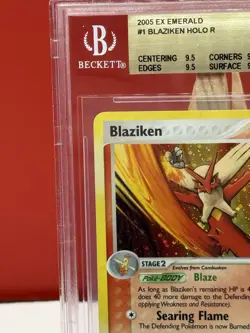 Pokemon - Blaziken EX Emerald 1/106 Holo Holo Rare - BGS 9.5 = PSA 10 cross - Image 2