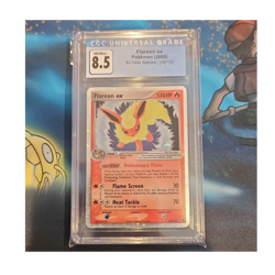 Pokemon TCG Flareon ex EX Delta Species #108/113 Holo CGC 8.5 English 2005 - Image 1
