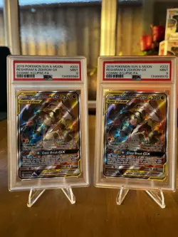 2019 Pokemon PSA 9 Reshiram & Zekrom GX 222/236 | Cosmic Eclipse | ONLY #70 LEFT - Image 1