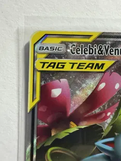 Celebi & Venusaur GX SM167 Tag Team Pokemon Sun and Moon Black Star Promo - Image 2