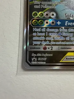 Celebi & Venusaur GX SM167 Tag Team Pokemon Sun and Moon Black Star Promo - Image 5