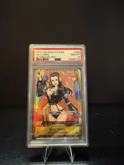 2026 ONE PIECE STARTER DECK 29: EGGHEAD #009 NICO ROBIN ALT ART PSA 10 GEM MINT - Image 1