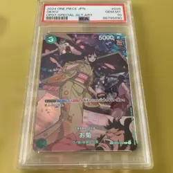 One Piece Card Okiku SP PSA10 Trading Card Rare Authentic Genuine Limited - Image 1