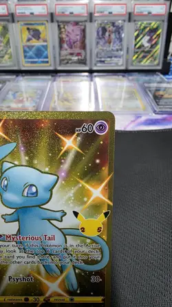 Mew Gold Card 025/025 Celebrations Secret Rare Pokemon Holo - Image 3