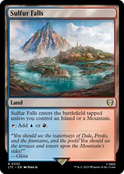 Sulfur Falls NM #233 Commander: The Lord of the Rings MTG - Image 1
