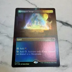 Riverpyre Verge (Borderless) - Aetherdrift (DFT) FOIL - Image 2