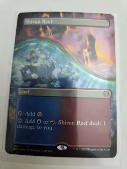 mtg, Shivan Reef Dominaria United Foil NM - Image 1