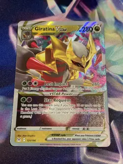 Pokemon TCG Giratina VSTAR 131/196 Ultra Rare Lost Origin NM/M - Image 1