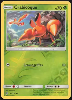 Carte Pokemon Crabicoque 10/236 Harmonie des Esprits REVERSE Francais - Image 1