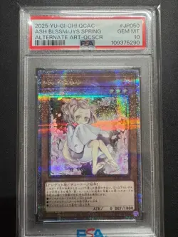 YuGiOh Ash Blossom Joyous Spring 25th Alternate Art PSA10 Collectible QC - Image 1