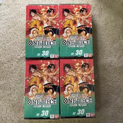 LOT OF 4 DECKS Bandai One Piece Card Game Starter Deck EX Luffy & Ace ST-30 - Image 1