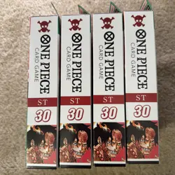 LOT OF 4 DECKS Bandai One Piece Card Game Starter Deck EX Luffy & Ace ST-30 - Image 2