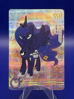Princess Luna SSR YH-SSR-080 Proxy My Little Pony CCG Collectible Card - Image 1