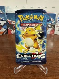 Pokemon TCG XY Evolutions Booster Pack Raichu Art Sealed 10 Cards Pokemon X Y 1 - Image 5