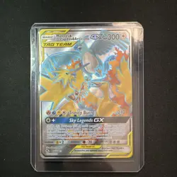 Pokemon TCG Moltres & Zapdos & Articuno GX TAG TEAM FA Holo 66/68 300 HP - Image 1