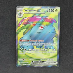 Pokemon TCG Venusaur ex Scarlet & Violet - 151 182/165 Holo Ultra Rare NM - Image 1