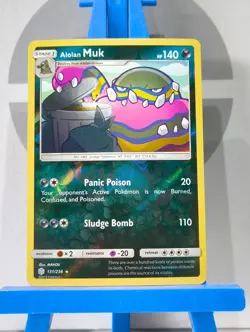 Alolan Muk Cosmic Eclipse 131/236 Reverse Holo Rare - Pokemon TCG - Image 3