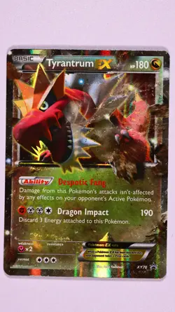 Pokemon Tyrantrum EX XY70 Black Star Promo Ultra Rare Holo NM - Image 1