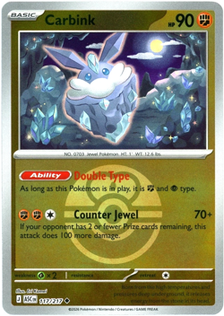 Carbink | 117/217 | Love Ball Reverse Holo | Pokemon Ascended Heroes - Image 1