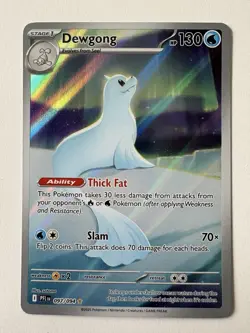 Dewgong 097/094 Illustration Rare Phantasmal Flames Pokemon NM - Image 1