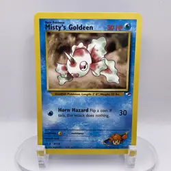 Misty's Goldeen 30/132 Gym Heroes LP Rare WOTC Pokemon TCG Vintage Single - Image 1