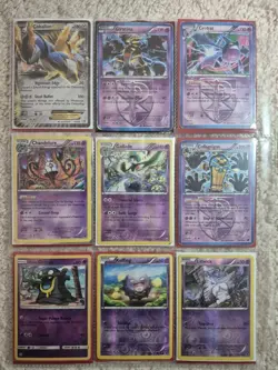Mid Era/Vintage 117 HOLOS ONLY Pokemon Card Lot: Black White - XY Era; MP/HP/DMG - Image 3