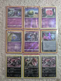 Mid Era/Vintage 117 HOLOS ONLY Pokemon Card Lot: Black White - XY Era; MP/HP/DMG - Image 4