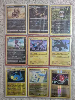 Mid Era/Vintage 117 HOLOS ONLY Pokemon Card Lot: Black White - XY Era; MP/HP/DMG - Image 5