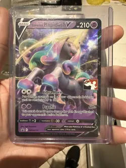 Galarian Rapidash V Prize Pack Series 1 Holo SWSH111 Pokemon TCG - Image 1