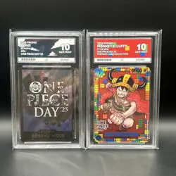One Piece Day 25 Monkey D Luffy & Don Card Japanese ACE 10 - Image 1
