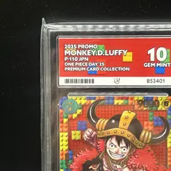 One Piece Day 25 Monkey D Luffy & Don Card Japanese ACE 10 - Image 3