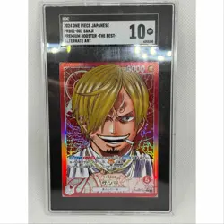 PSA 10 - Sanji (Alternate Art) PRB01-001 One Piece The BestFoil - Image 1