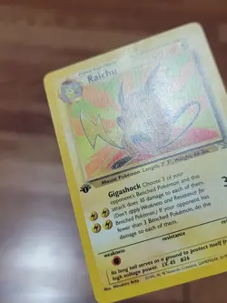 MP Pokemon Fossil 29/62 Raichu 1st Edition Non-Holo Rare - Image 3