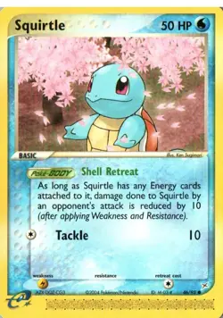 Pokemon TCG Squirtle Team Magma team aqua 46/95 NM - Image 1