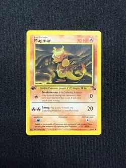 Magmar 39/62 1st Edition Pokemon Fossil - Image 1