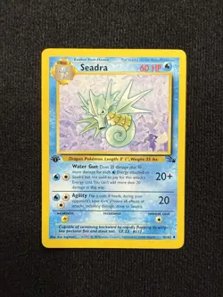 Seadra 42/62 1st Edition Pokemon Fossil - Image 1
