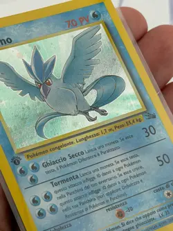 Pokemon TCG Articuno Fossil Holo Rare 2/62 ITALIAN NP MINT!!! SWIRL!!! - Image 4