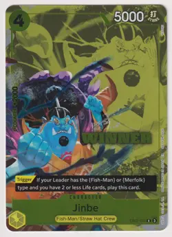 Jinbe EB02-055 Winner Promo LP One Piece TCG English - Image 1