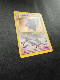 Gengar 5/62 HOLO Fossil Set ⭐ Vintage WOTC – Sehr Selten & Sammlerkarte 🔥 - Image 4