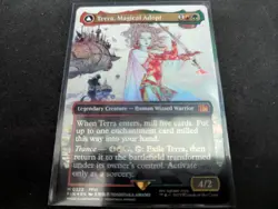 MTG Magic the Gathering FOIL Terra, Magical Adept Borderless FIN! - Image 1