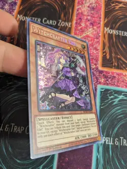 Yu-Gi-Oh! Witchcrafter Edel MP20-EN222 1st Edition Prismatic Secret Rare NM - Image 2