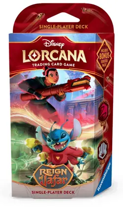 Disney Lorcana Reign of Jafar Single Player Deck Ruby and Steel Brand New - Image 1