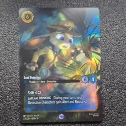Disney's Lorcana TCG Enchanted Rare Judy Hopps - Lead Detective 235/204 - Image 1