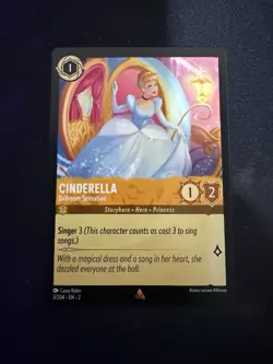 Disney Lorcana TCG Rise of the Floodborn Cinderella Ballroom Sensation Normal - Image 1
