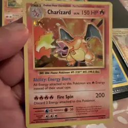 Pokemon TCG Charizard 11/108 Evolutions Holo Rare Very LP Near Mint - Image 1