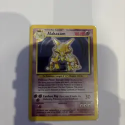Pokemon TCG - Alakazam 1/102 Base Set Holo Rare WOTC - EXC/NM - Image 2