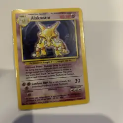 Pokemon TCG - Alakazam 1/102 Base Set Holo Rare WOTC - EXC/NM - Image 3