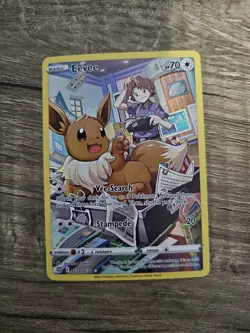 Pokemon Eevee TG11/TG30 Ultra Rare Brilliant Stars Trainer Gallery Pokemon TCG - Image 1