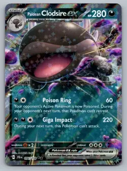 Pokemon TCG SV09: Journey Together Paldean Clodsire ex 094/159 - Image 1