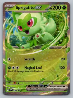 Pokemon TCG SV: Scarlet & Violet Promo Cards Sprigatito ex 087 - Image 1